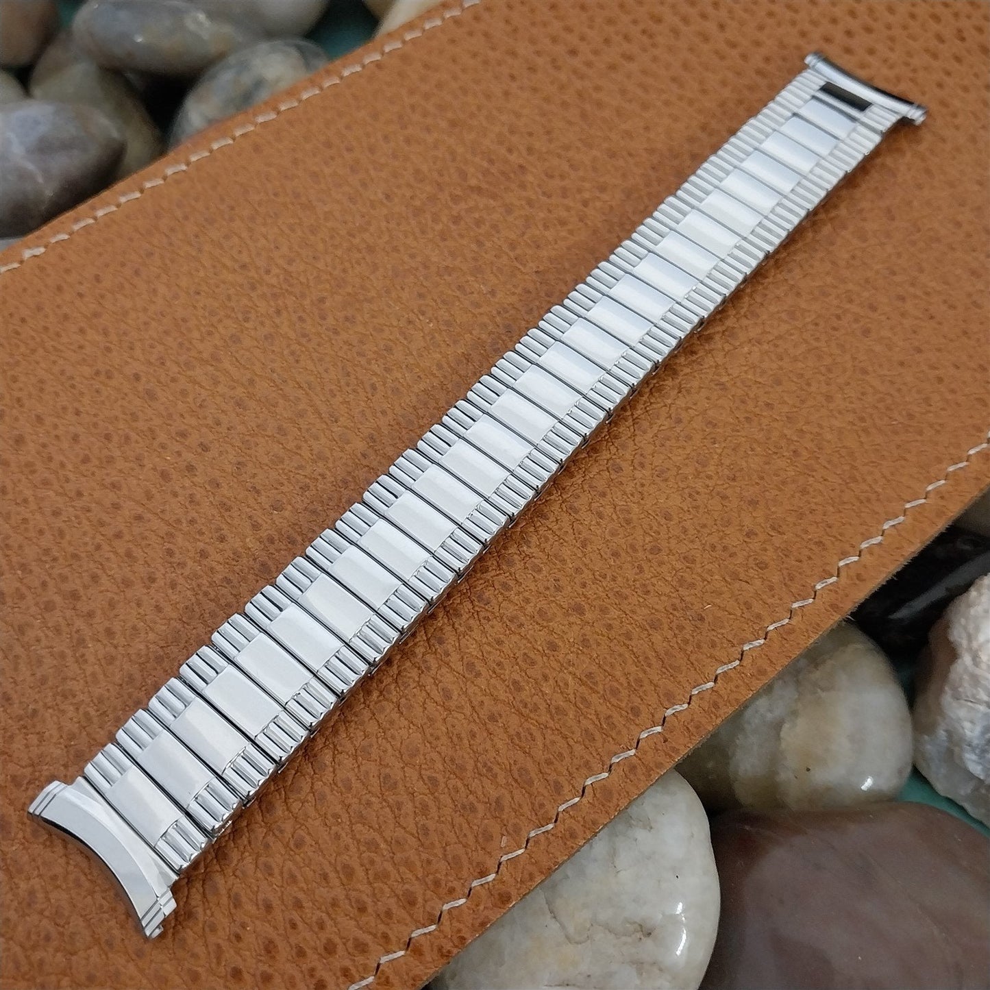 19mm 18mm 16mm Stainless Steel Duchess Expansion Unused 1950s Vintage Watch Band