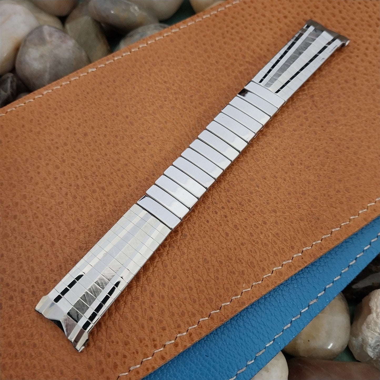 19mm 18mm 17mm Stainless Steel Expansion Duchess Unused 1960s Vintage Watch Band