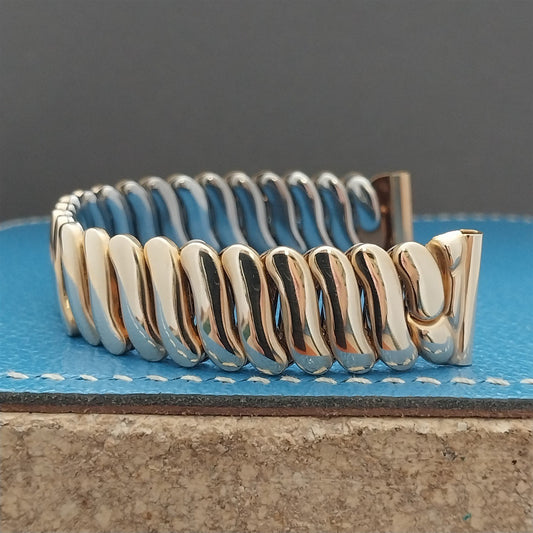 Vintage 5/8" Bristol Short Gold-Filled Classic Stretch Unused 1940s Watch Band