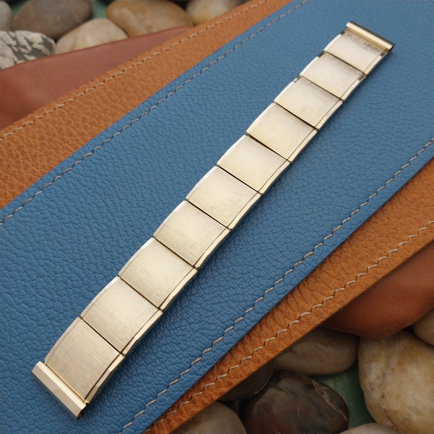 1959 10k Gold-Filled Flex-Let Florentine Classic nos Vintage Watch Band