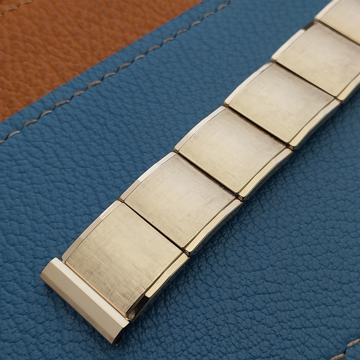 1959 10k Gold-Filled Flex-Let Florentine Classic nos Vintage Watch Band