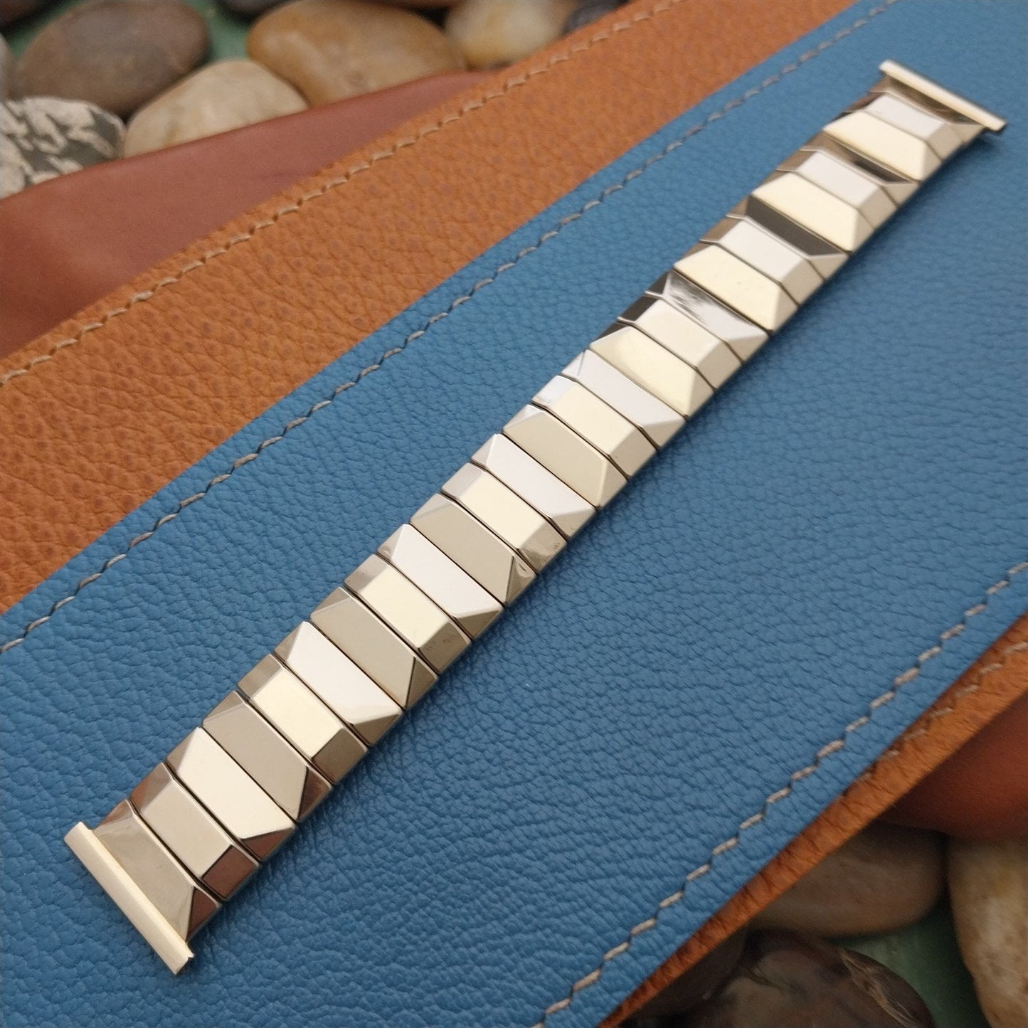 1953 10k Yellow Gold-Filled Flex-Let Expansion nos Vintage Watch Band