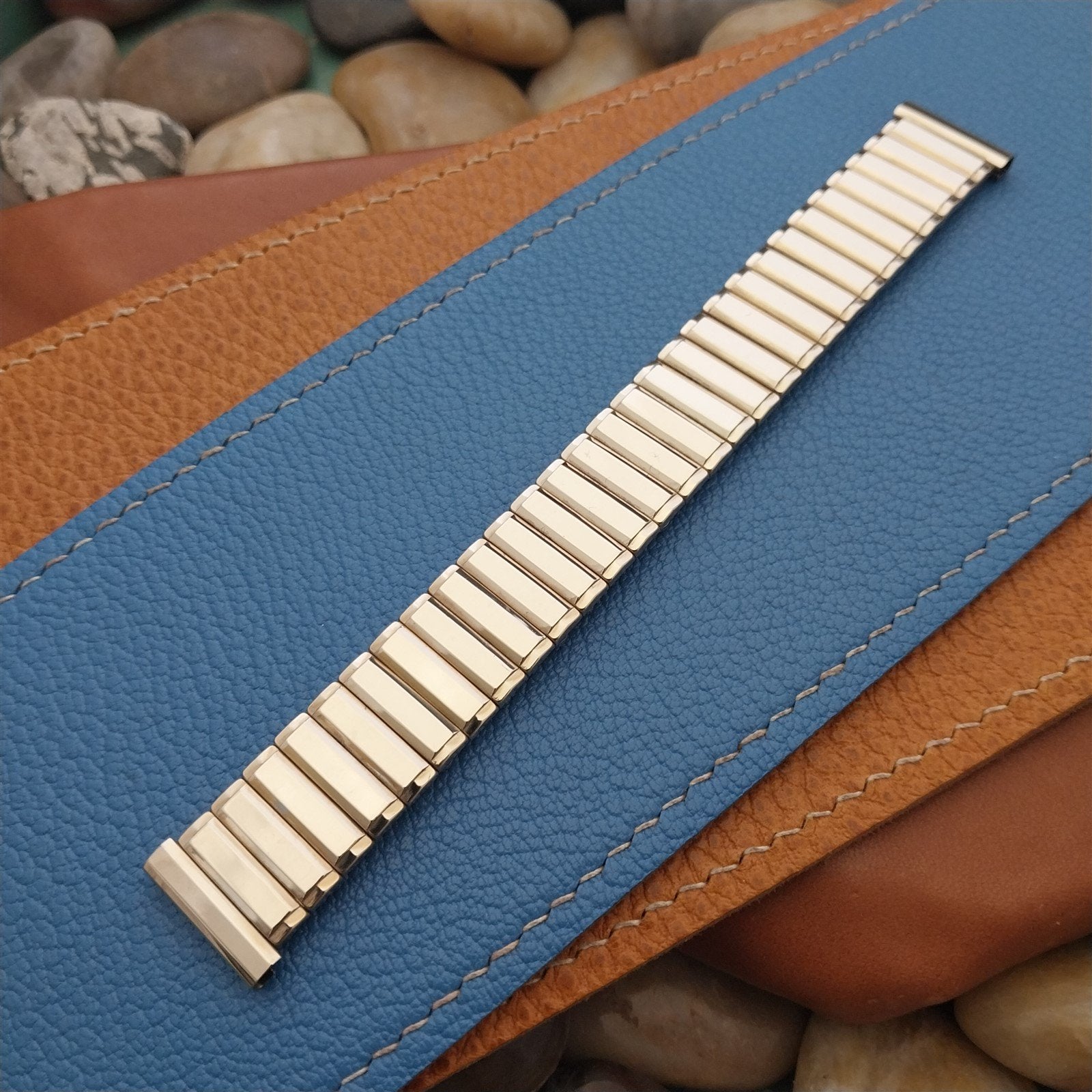 Vintage 17.2mm 10k Gold-Filled Expansion Flex-Let Classic Unused 1960 Watch Band