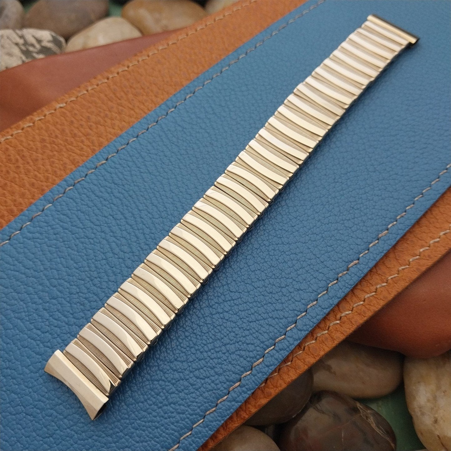 Vintage 1959 17.2mm Gold-Filled Classic Stretch Flex-Let nos Unused Watch Band