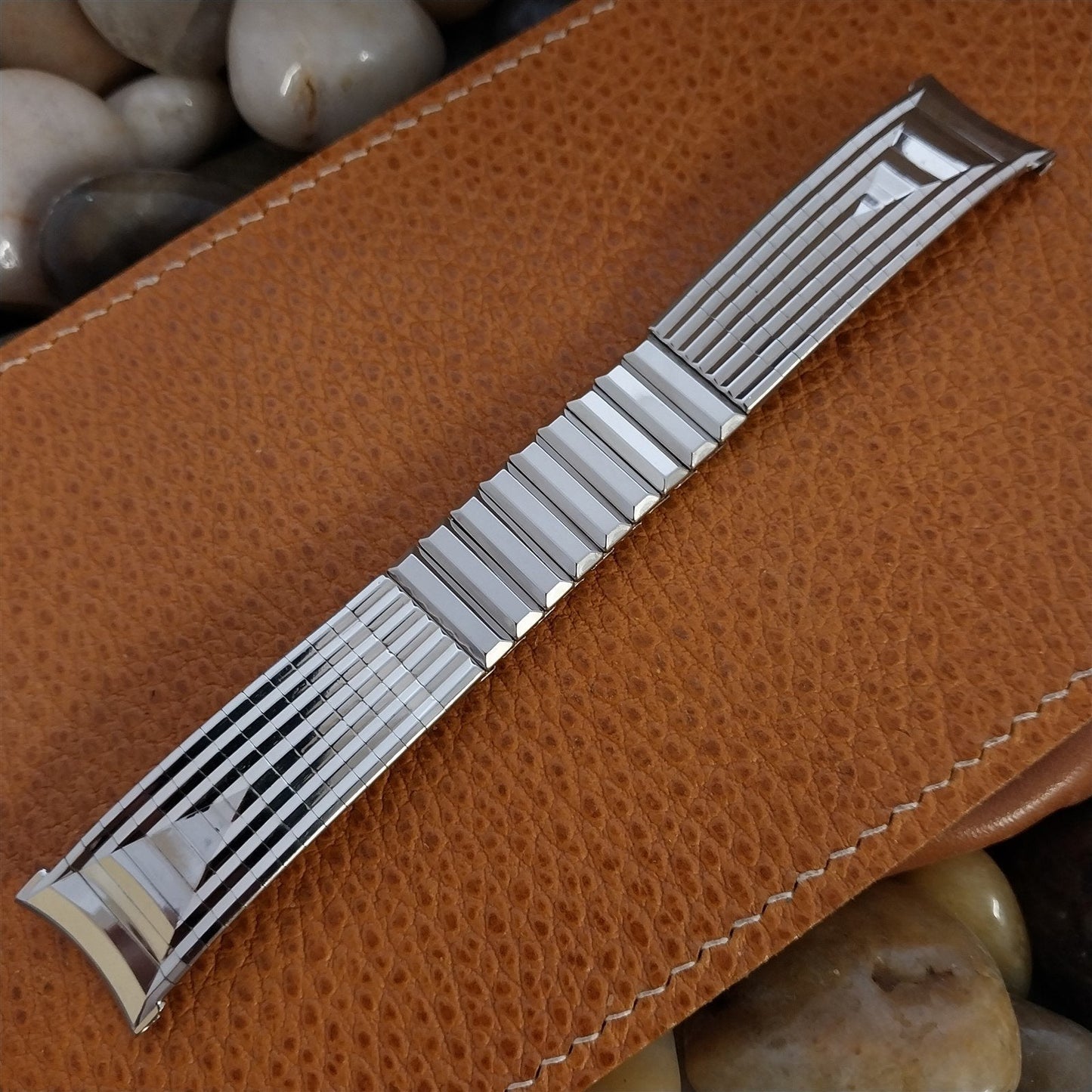 19mm 18mm 17mm Admiral Stainless Steel 1960s Vintage Unused Classic Watch Band