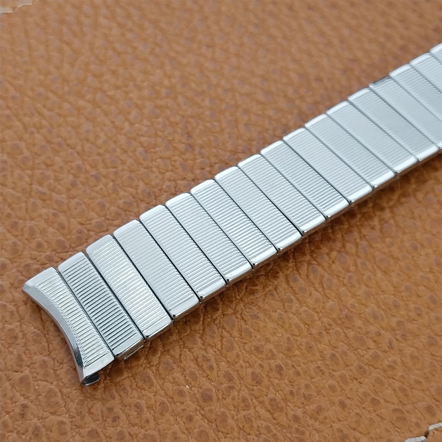 Vintage 1950s 17.2mm Admiral USA Stainless Steel Expansion nos Unused Watch Band