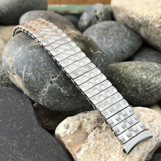 17.2mm Stainless Steel Expansion Admiral USA nos Vintage Watch Band