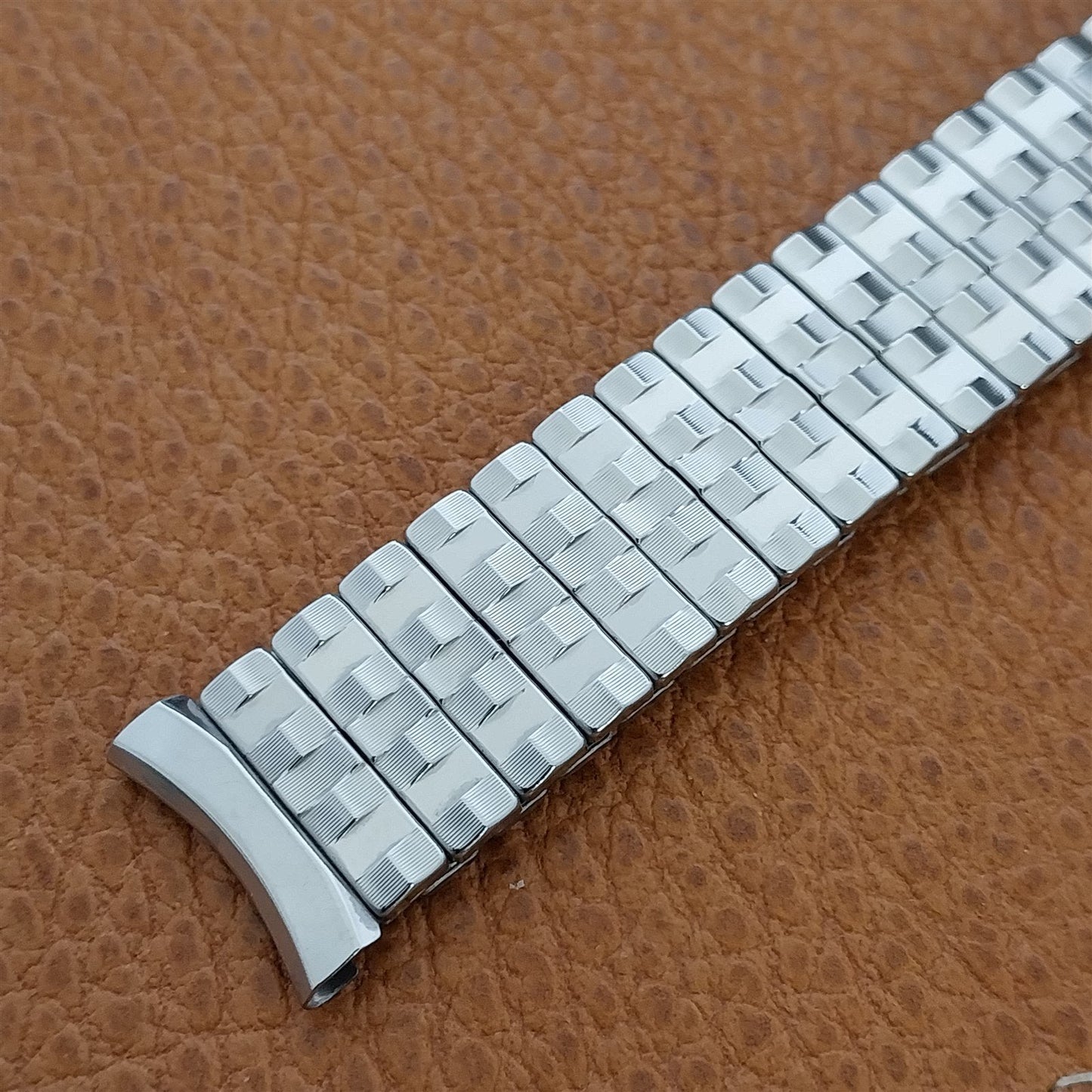 17.2mm Stainless Steel Expansion Admiral USA nos Vintage Watch Band