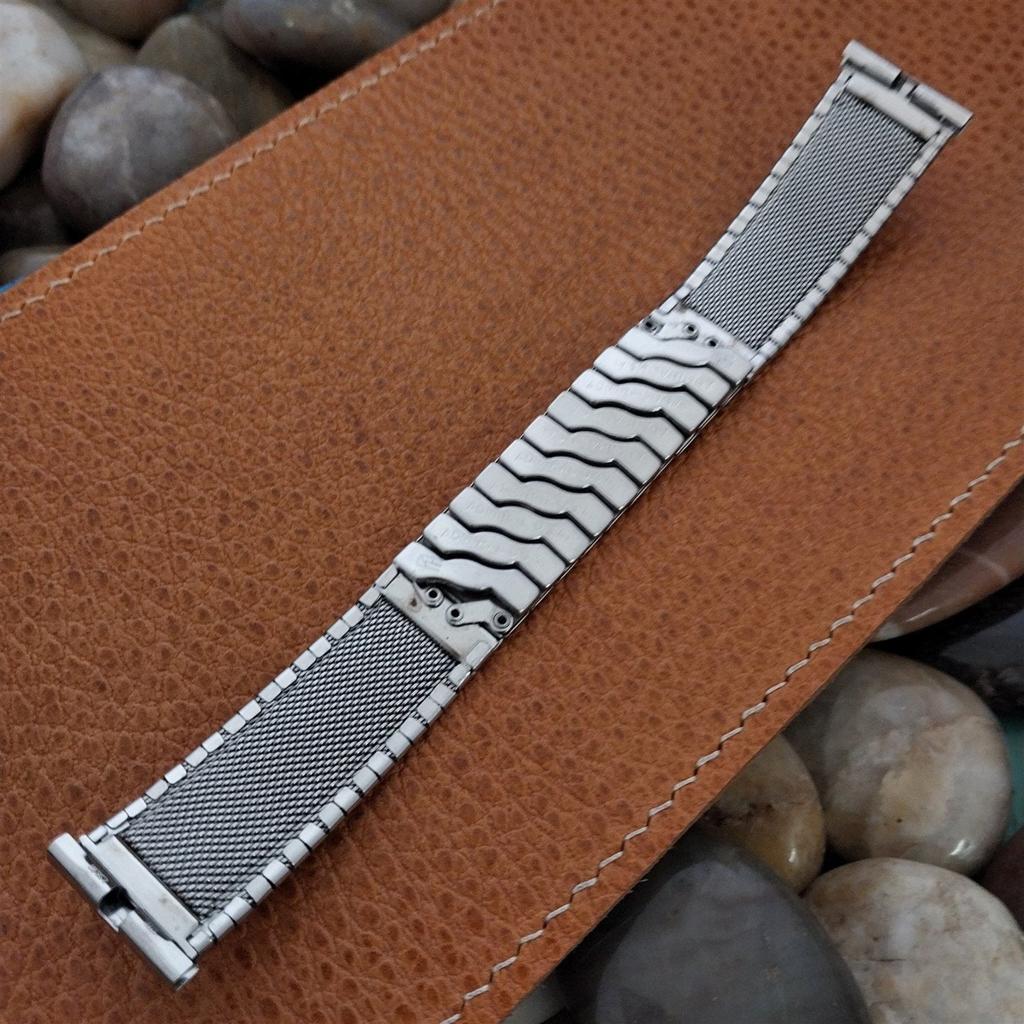 Vintage 19mm 18mm 17mm Admiral Stainless Steel Unused 1960s Vintage Watch Band