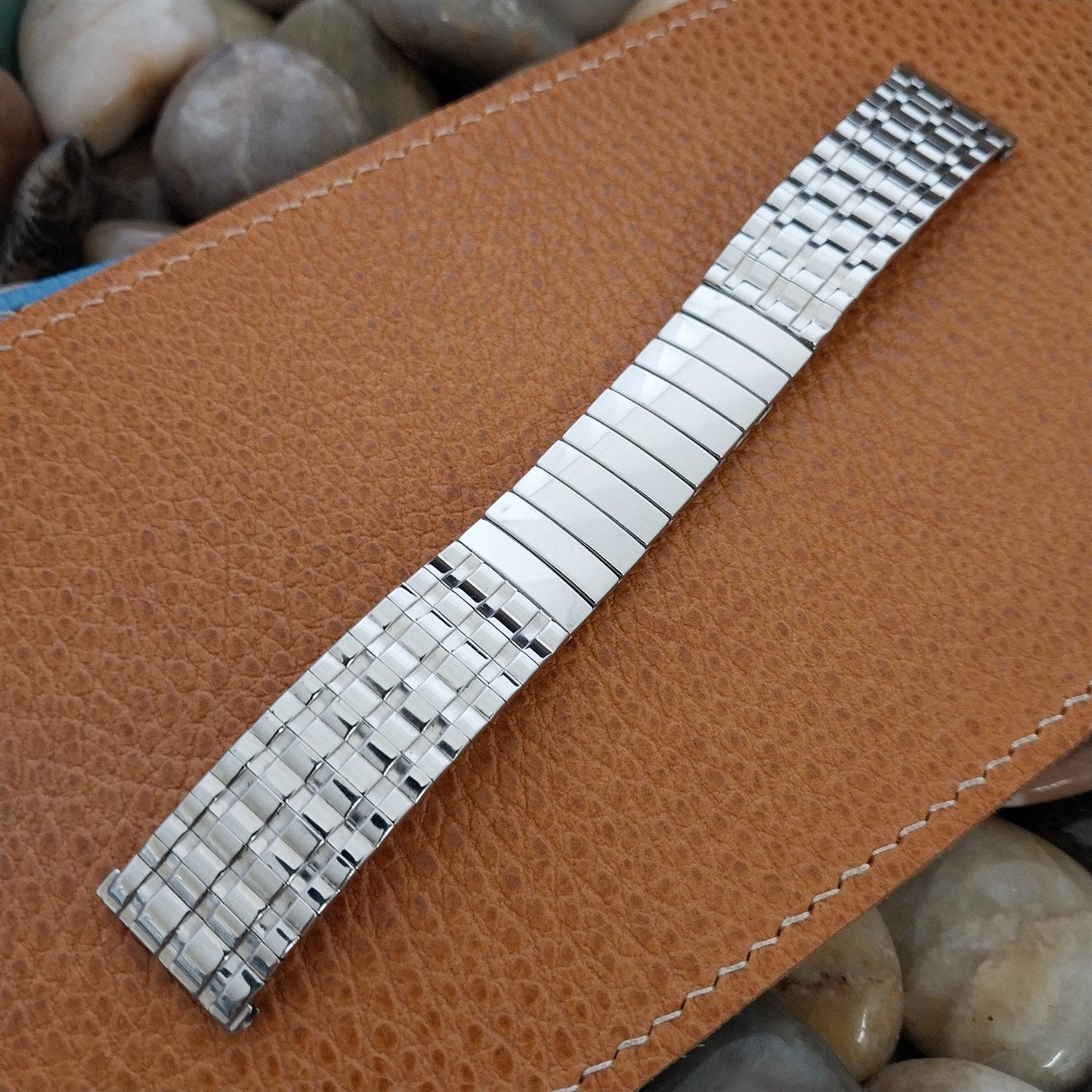 Vintage 19mm 18mm 17mm Admiral Stainless Steel Unused 1960s Vintage Watch Band