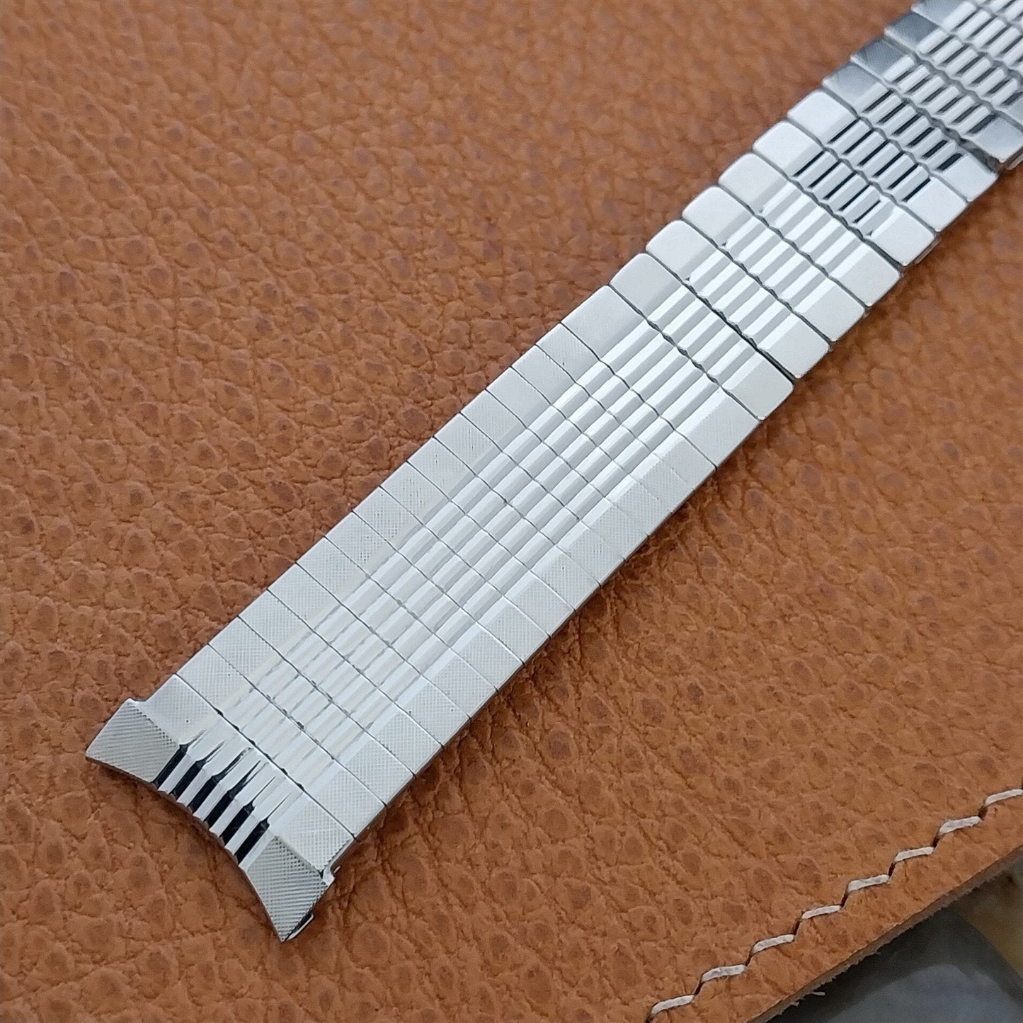 Vintage 19mm 18mm 17mm Stainless Steel Classic Admiral Unused 1960s Watch Band