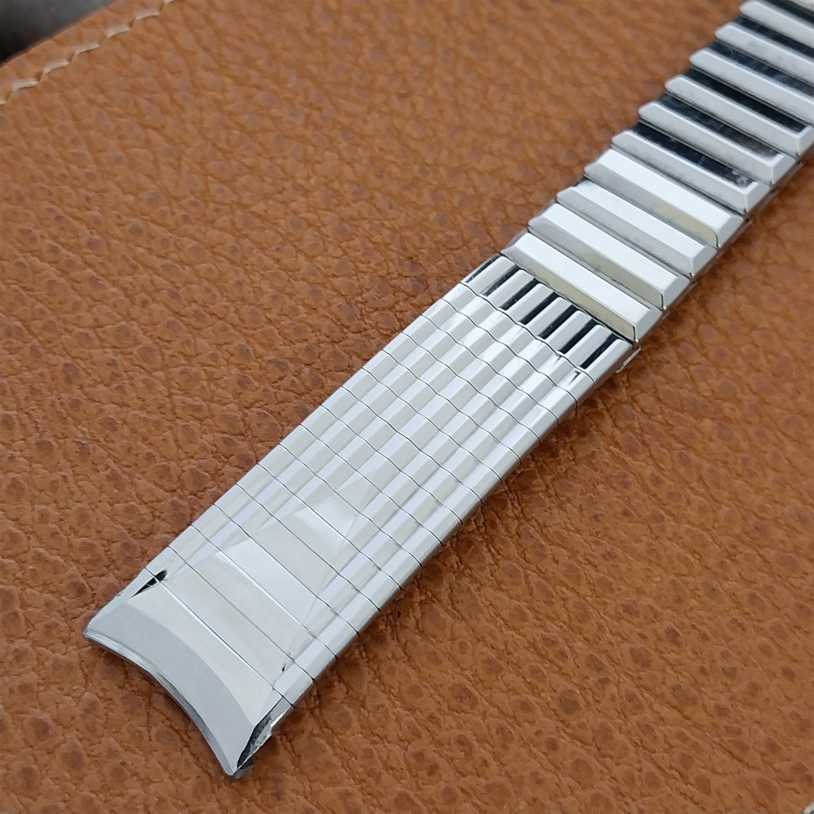 Vintage 17.2mm Admiral USA Stainless Steel Unused 1960s Classic Watch Band