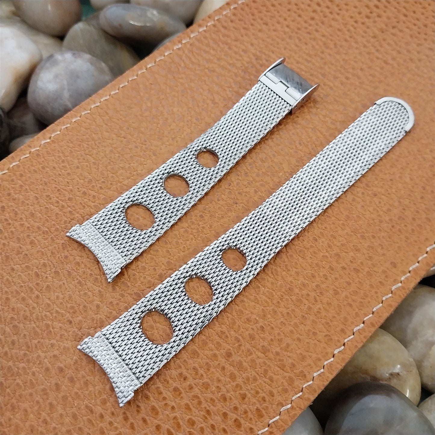 Duchess Stainless Steel Rally Mesh nos 19mm Vintage Watch Band