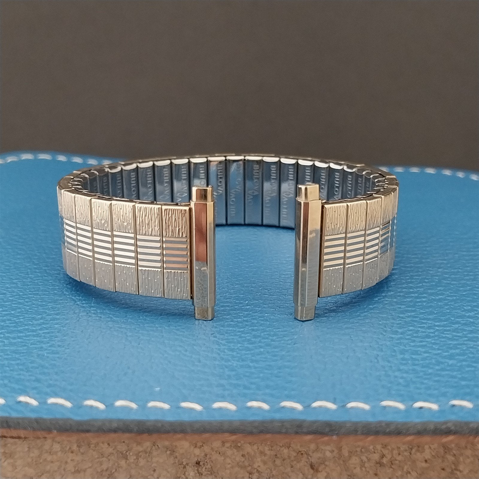 Vintage 1970s Bulova 10k Yellow Gold rgp Expansion nos Unused Watch Band
