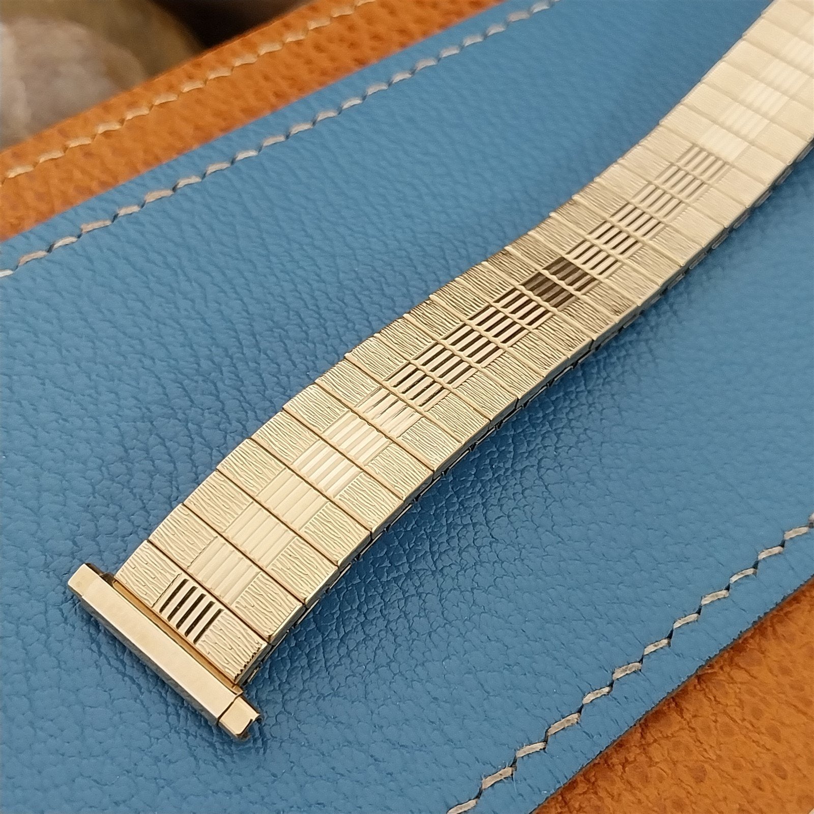 Vintage 1970s Bulova 10k Yellow Gold rgp Expansion nos Unused Watch Band