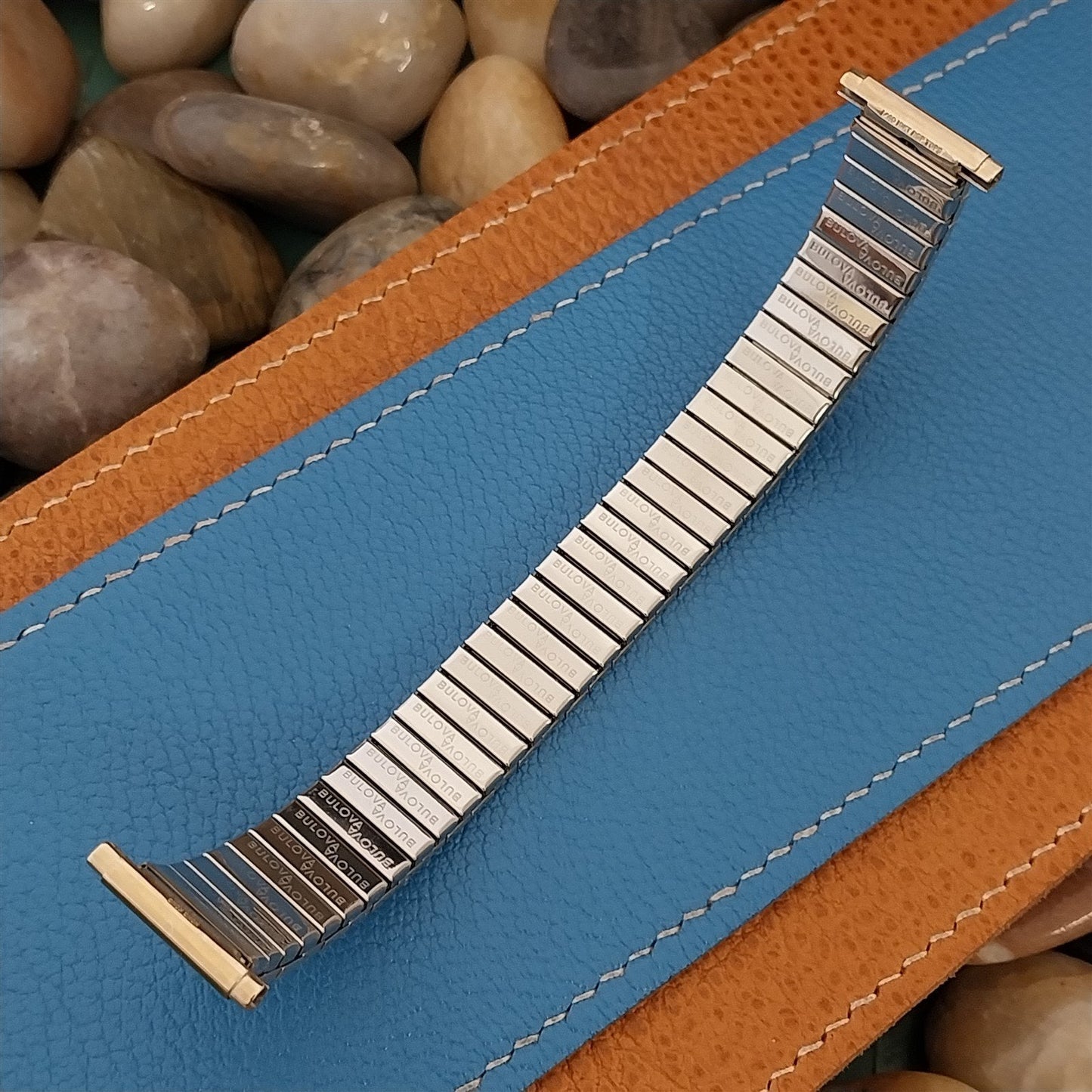 Vintage 1970s Bulova 10k Yellow Gold rgp Expansion nos Unused Watch Band