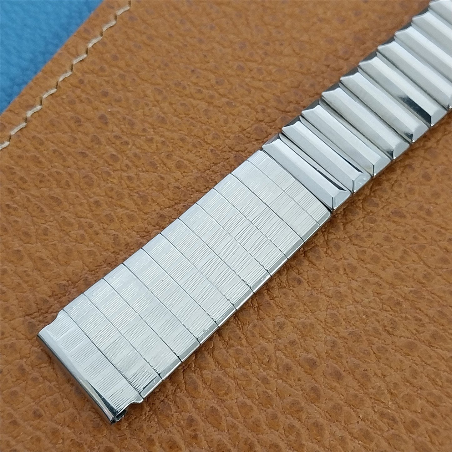 Stainless Steel Mira-Flex USA Made 1960s-1970s nos 5/8" Vintage Watch Band