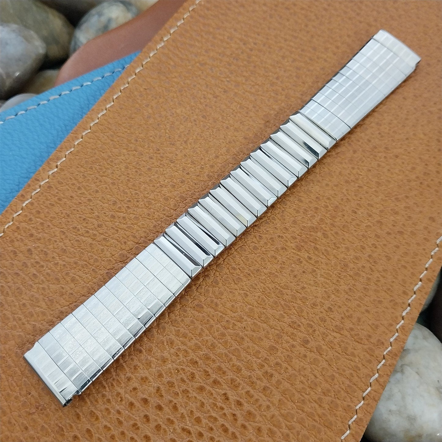 Stainless Steel Mira-Flex USA Made 1960s-1970s nos 5/8" Vintage Watch Band