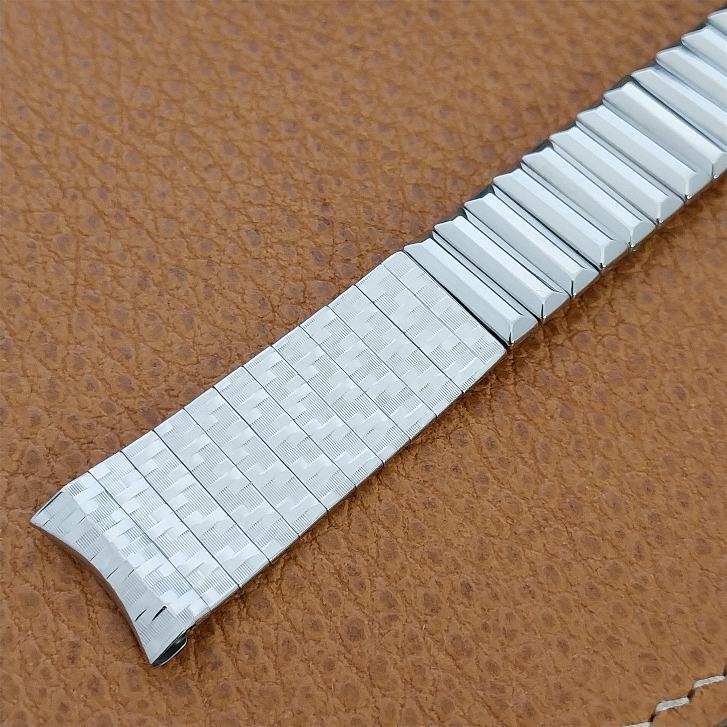 17.2mm Mira-Flex Stainless Steel Benrus Unused 1960s Vintage Watch Band