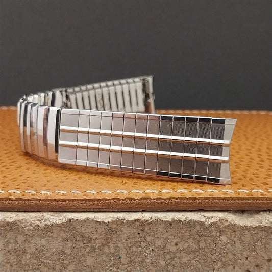 Vintage 17.2mm Stainless Steel Prospect nos Classic Unused 1960s Watch Band