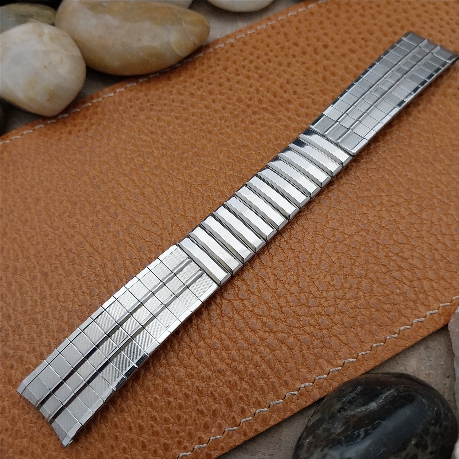 Vintage 17.2mm Stainless Steel Prospect nos Classic Unused 1960s Watch Band