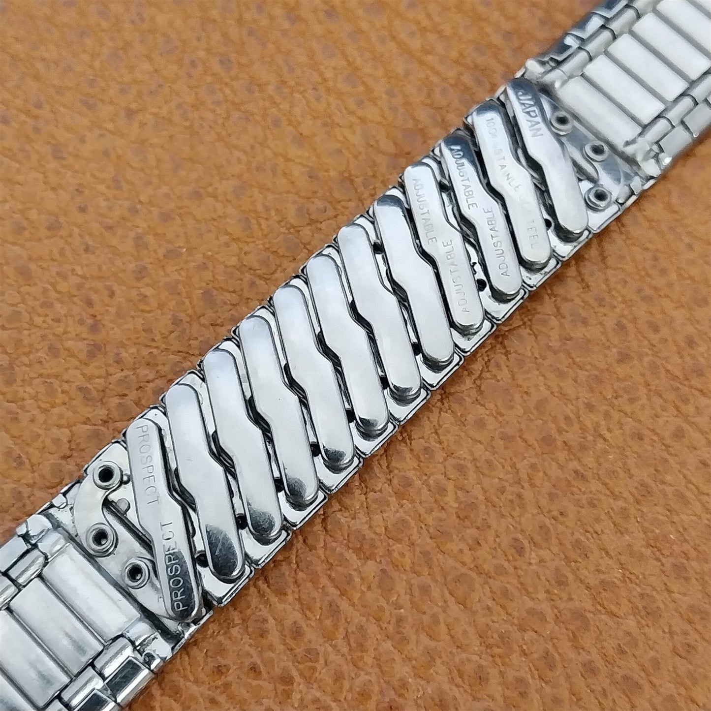 17.2mm Stainless Steel Prospect nos 1960s Vintage Watch Band