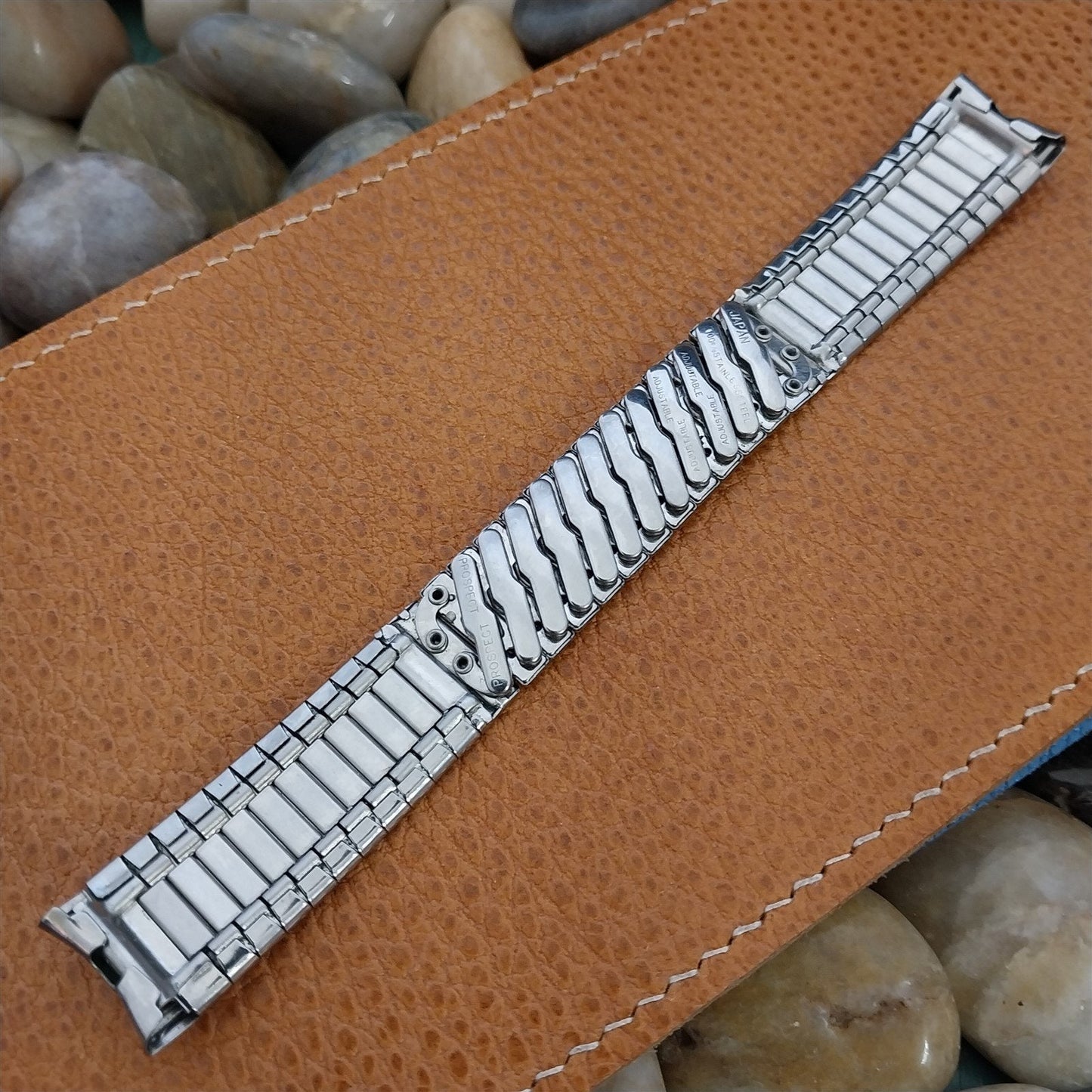 17.2mm Stainless Steel Prospect nos 1960s Vintage Watch Band