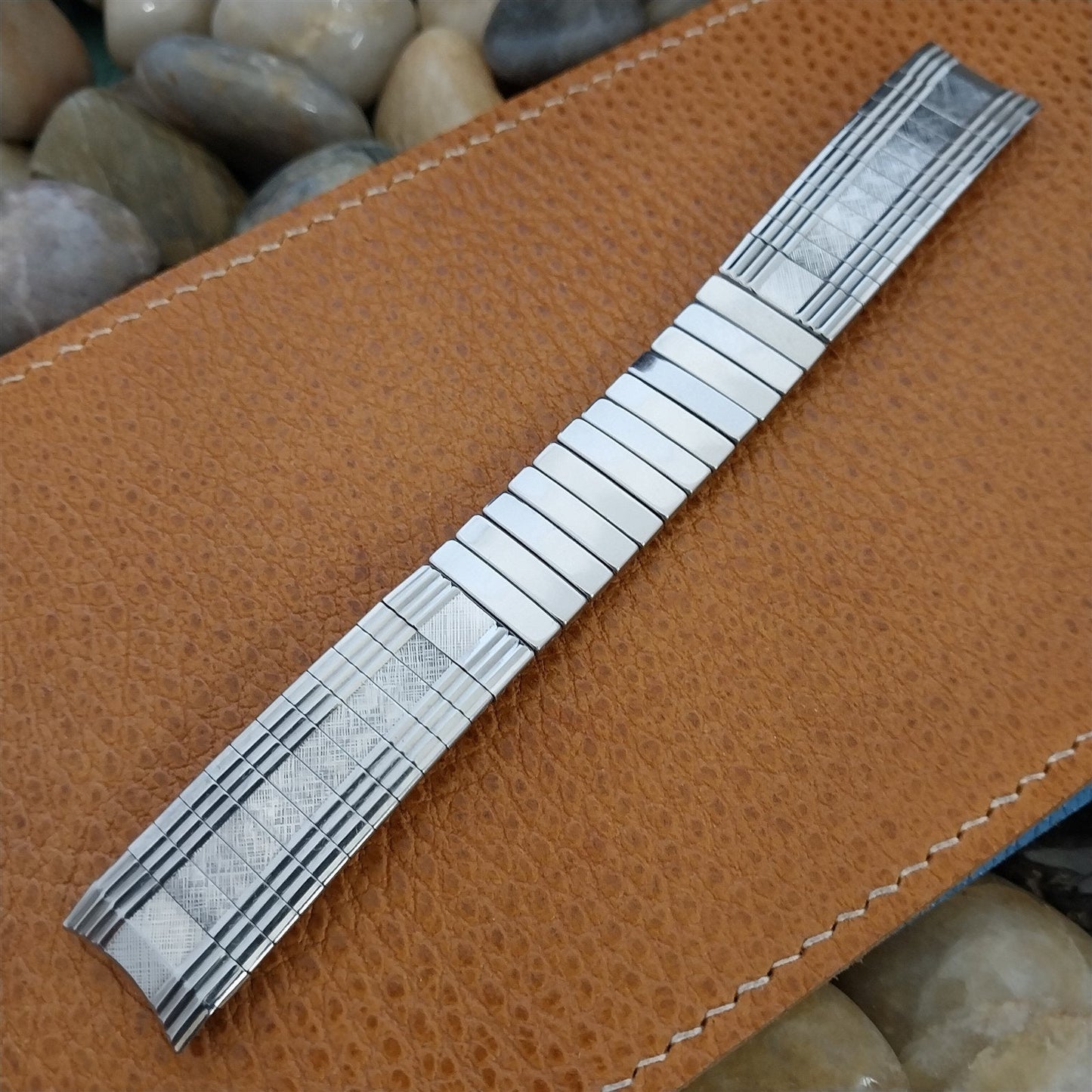 17.2mm Stainless Steel Prospect nos 1960s Vintage Watch Band