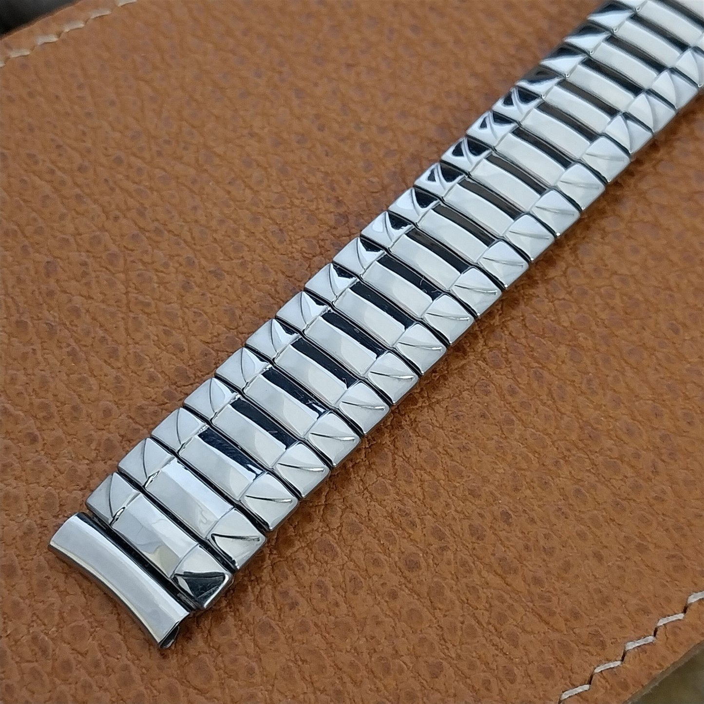 Wide Prospect Stainless Steel 5/8" Scissor Expansion Unused Vintage Watch Band