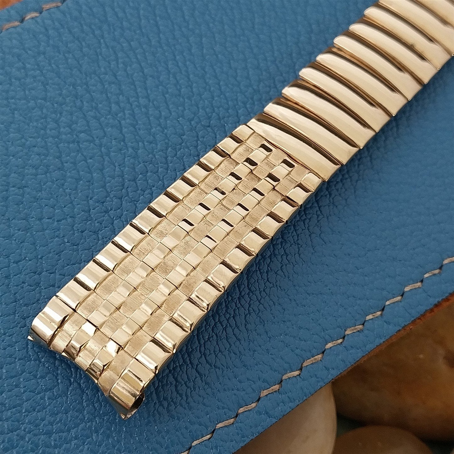 17.2mm 10k Gold-Filled Mira-Flex USA Made 1960s Unused Vintage Watch Band