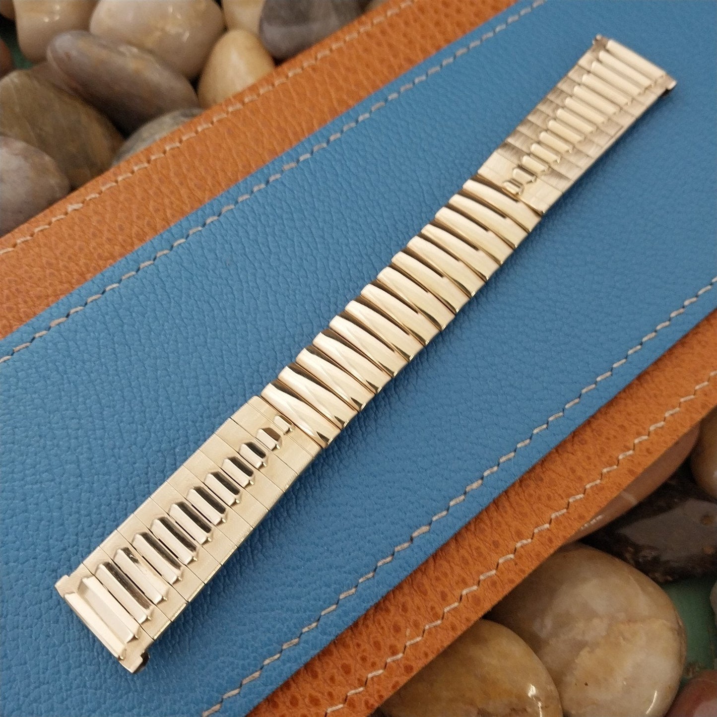 19mm 10k Gold-Filled Mira-Flex 1960s nos Vintage Watch Band 18mm 17.2mm