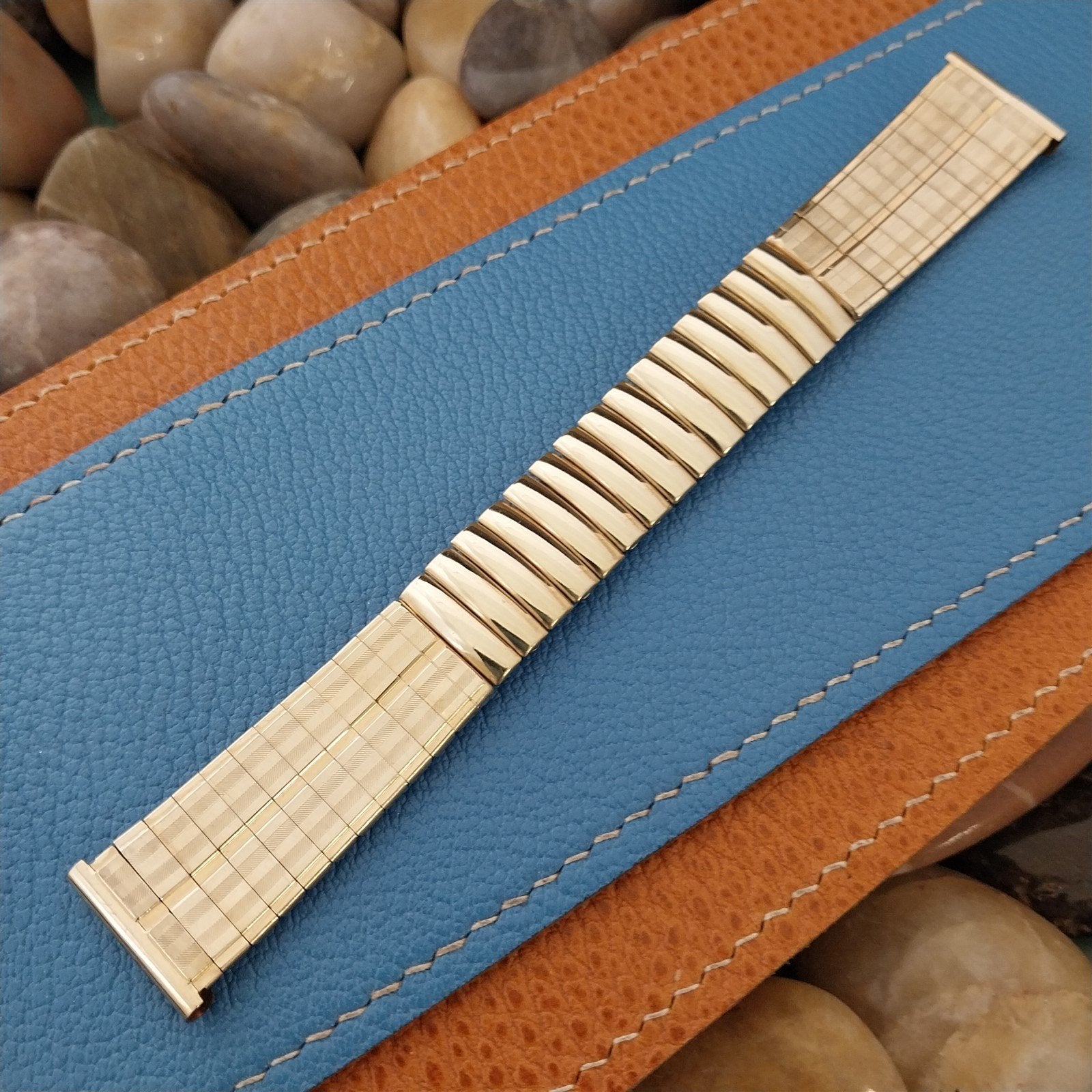 19mm 10k Gold-Filled Mira-Flex 1960s nos Vintage Watch Band 18mm 17.2mm