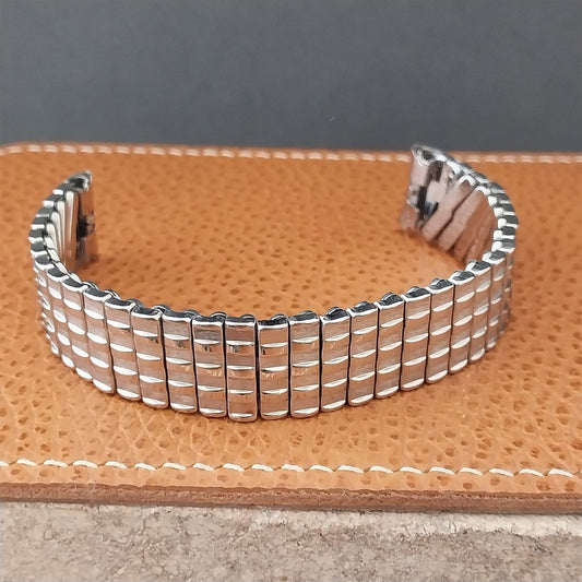 Baldwin Stainless Steel Expansion 5/8" Clasicc 1960s Vintage Watch Band