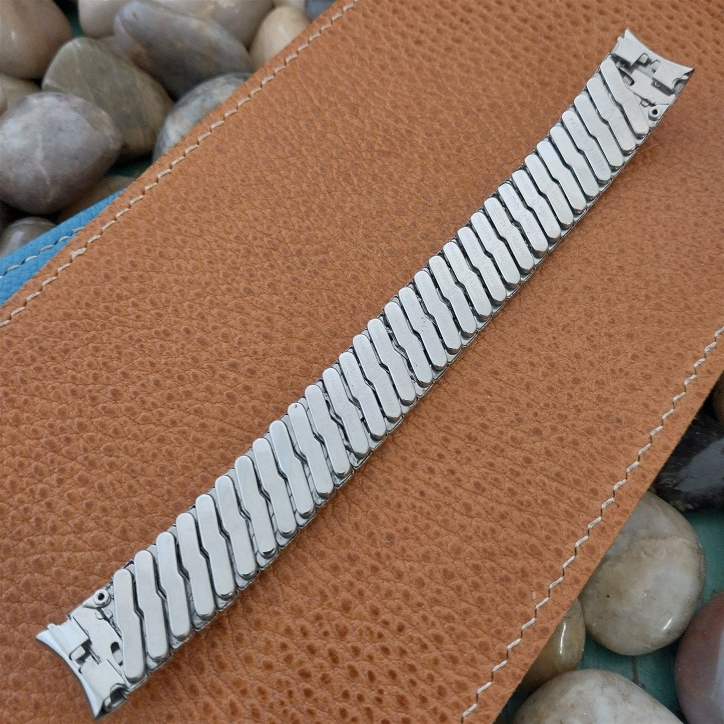 Baldwin Stainless Steel Expansion 5/8" Clasicc 1960s Vintage Watch Band