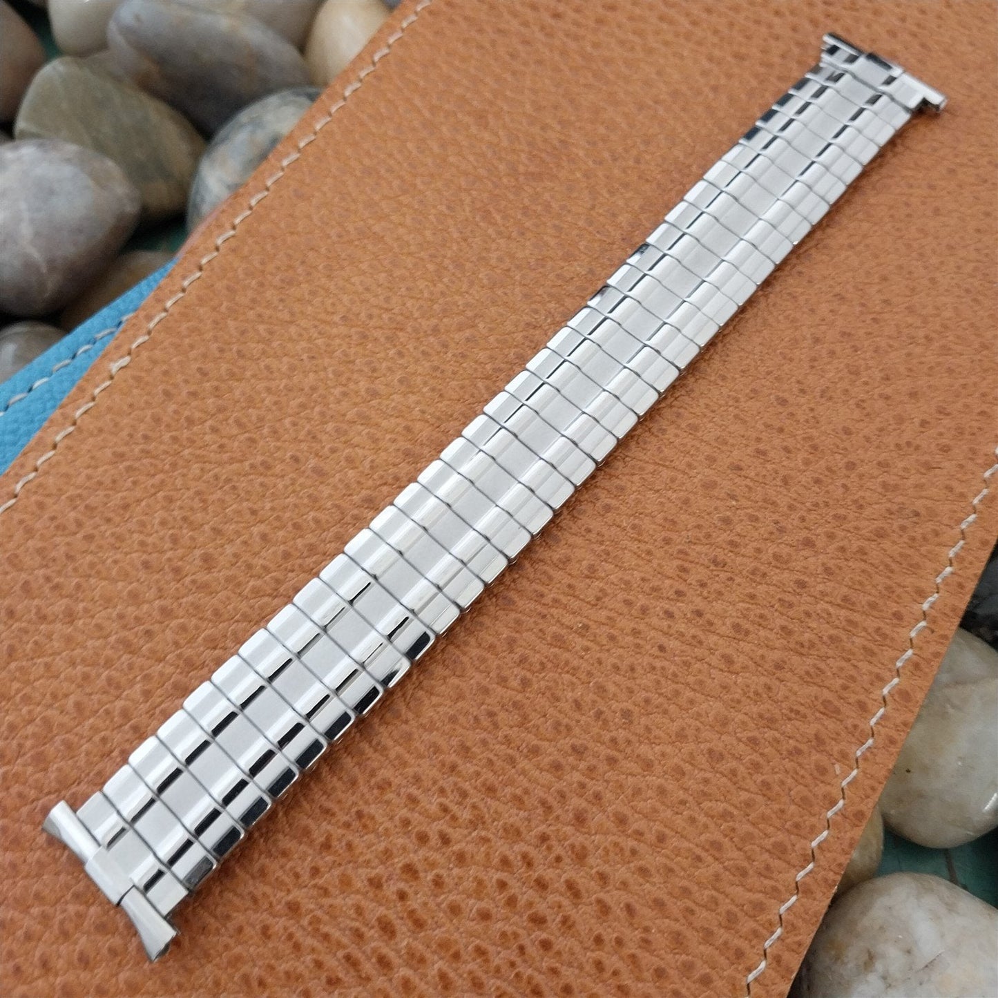 Vintage 20mm 19mm Baldwin USA Stainless Steel Expansion Unused 1960s Watch Band