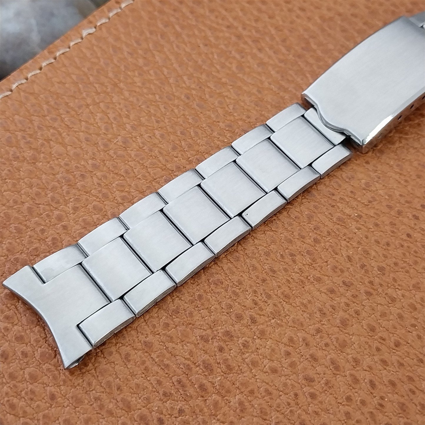 19mm Stainless Steel Drema Kevin Deployment 1960s Unused Vintage Watch Band