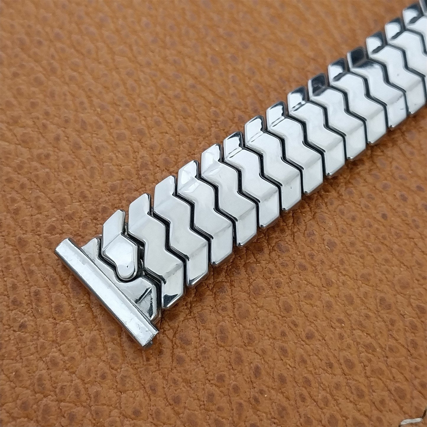 Drema Stainless Steel Short Expansion 1950s Vintage Watch Band 16mm-19mm