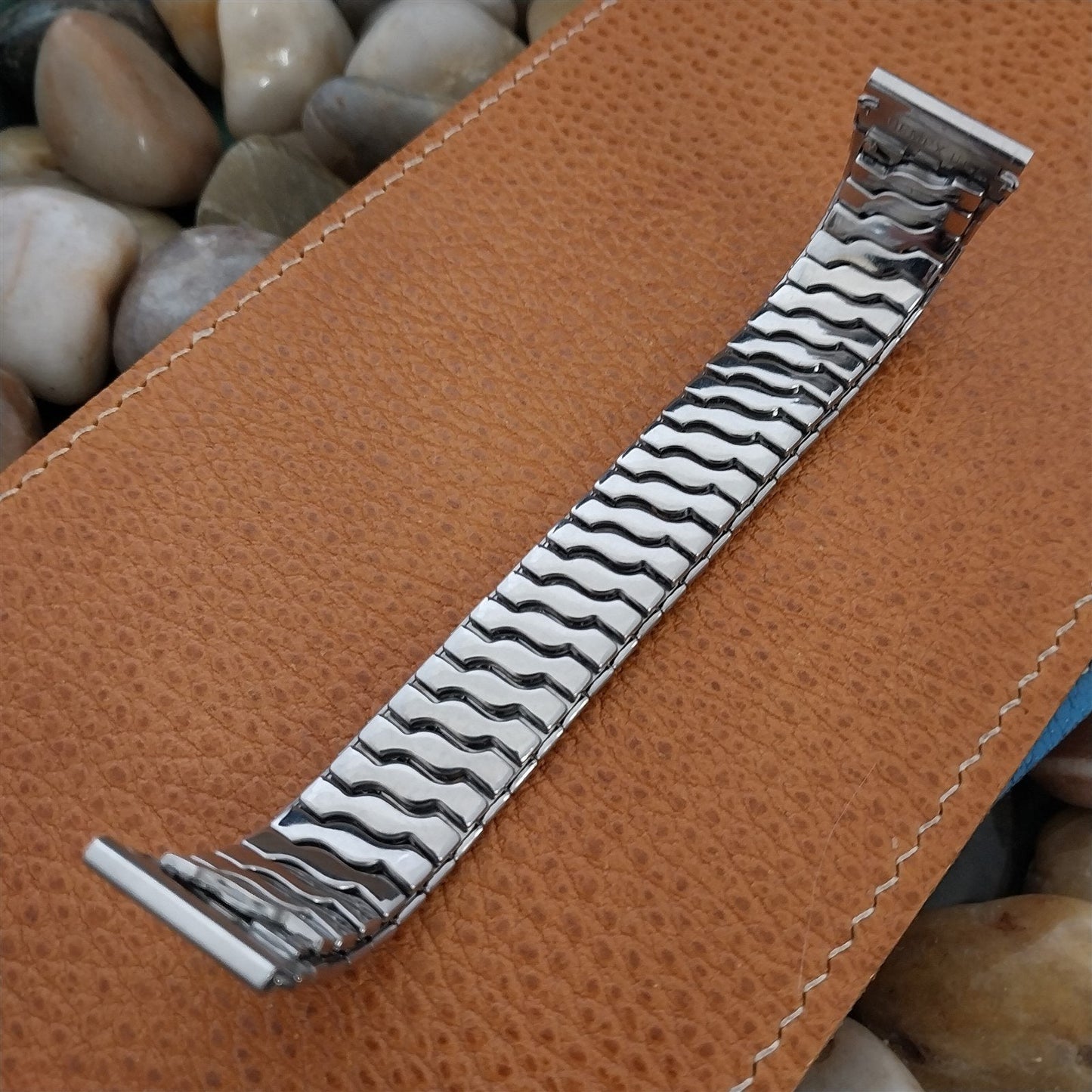 19mm 18mm 17.2mm Gemex Brigand Stainless Unused nos 1950s Vintage Watch Band