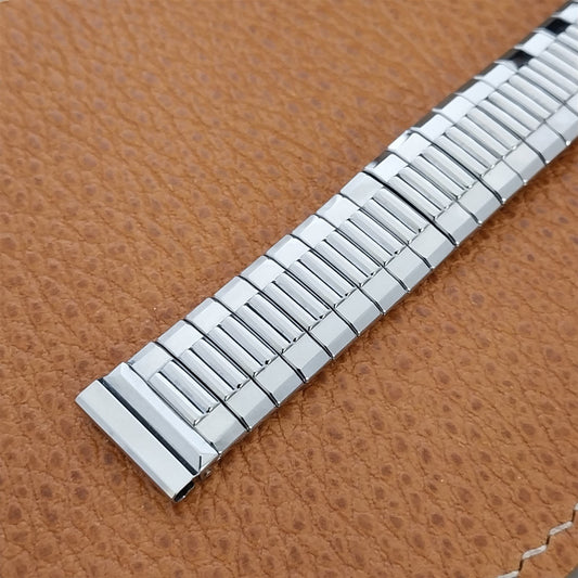 5/8" Gemex Captain Stainless Steel Expansion Unused 1950s Vintage Watch Band