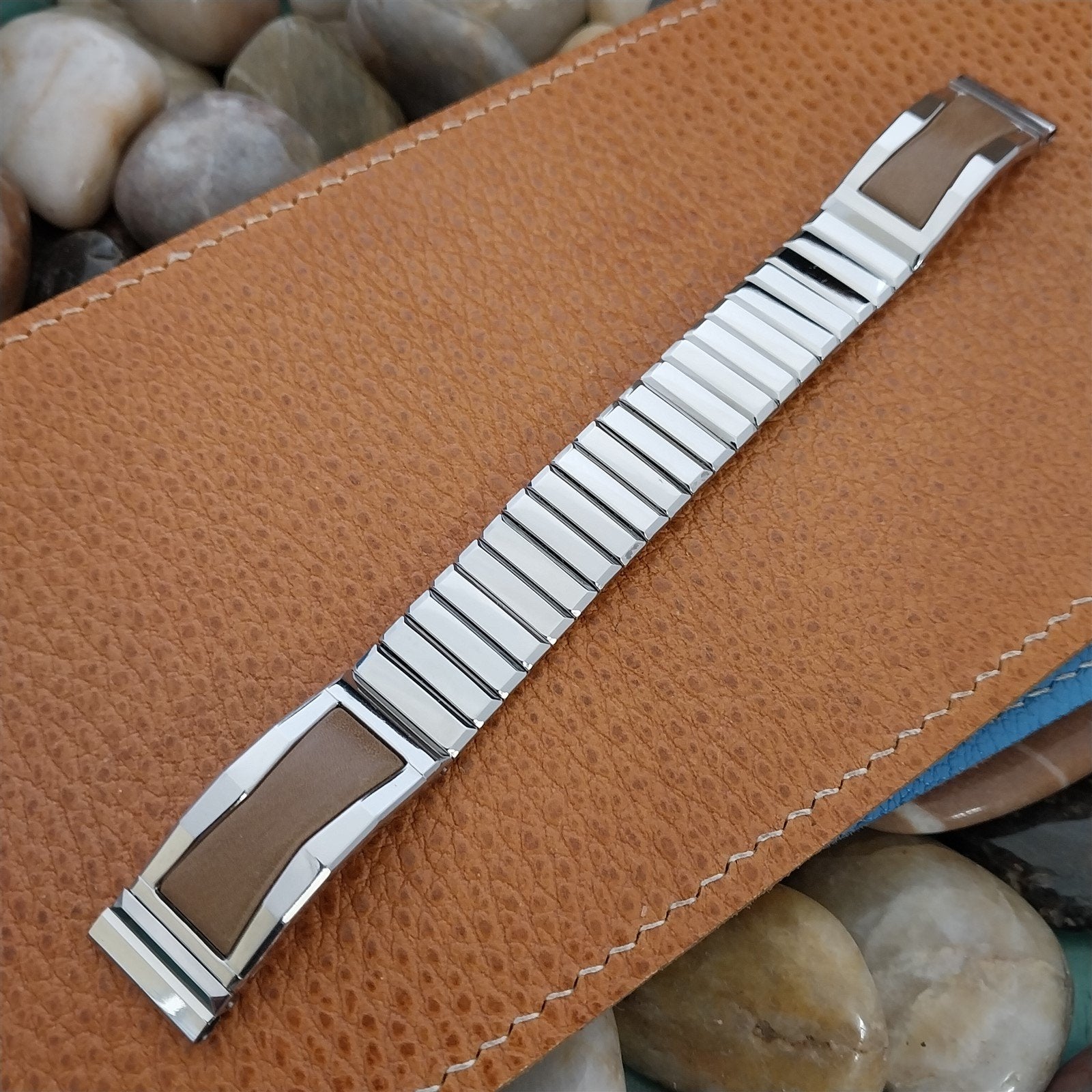 Gemex USA 5/8" Stainless Steel Long nos Unused 1950s Vintage Watch Band