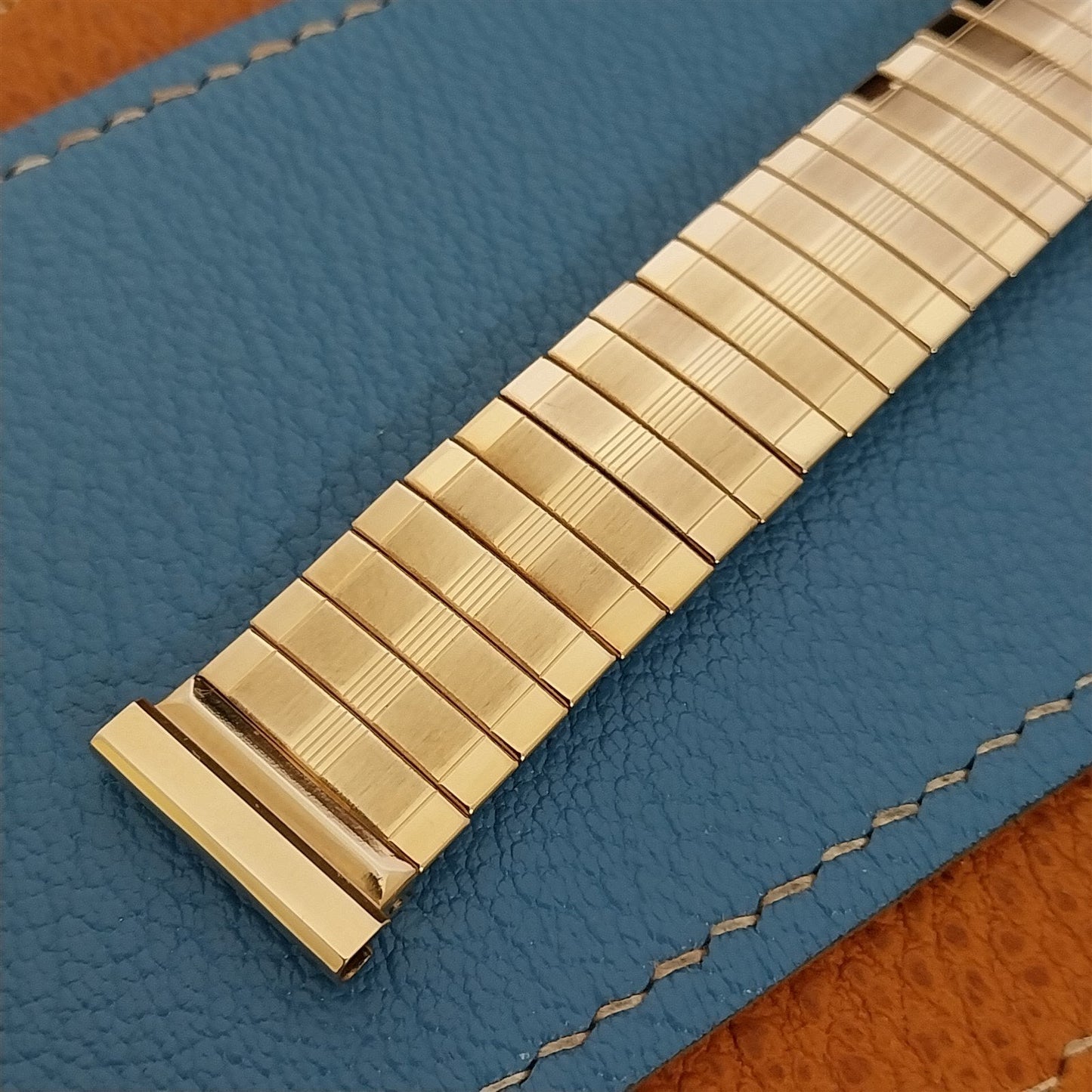 19mm 18mm 10K Gold-Filled Wide Gemex USA 1950s Unused nos Vintage Watch Band