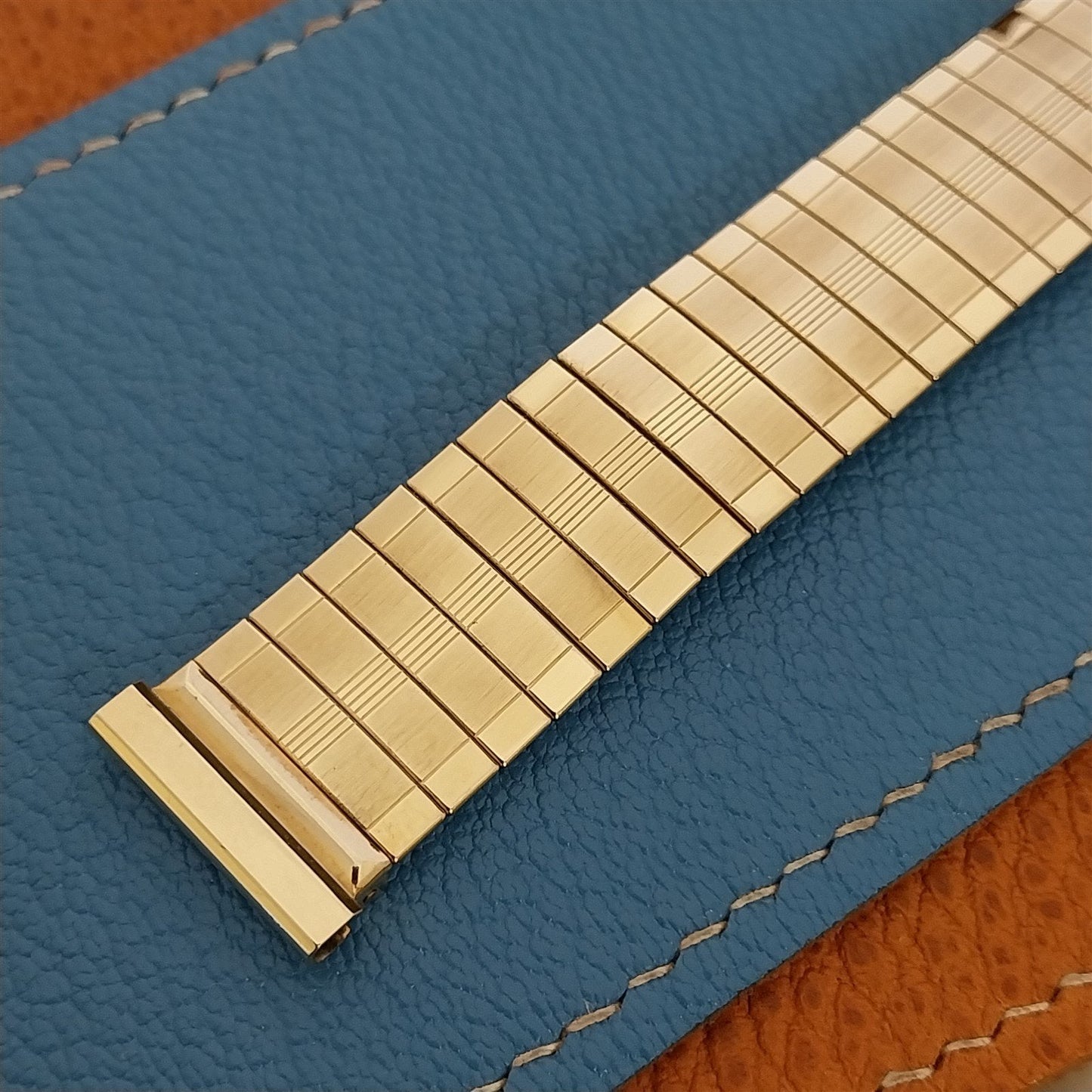 18mm 19mm 10K Gold-Filled Long Gemex USA Wide 1950s Unused Vintage Watch Band