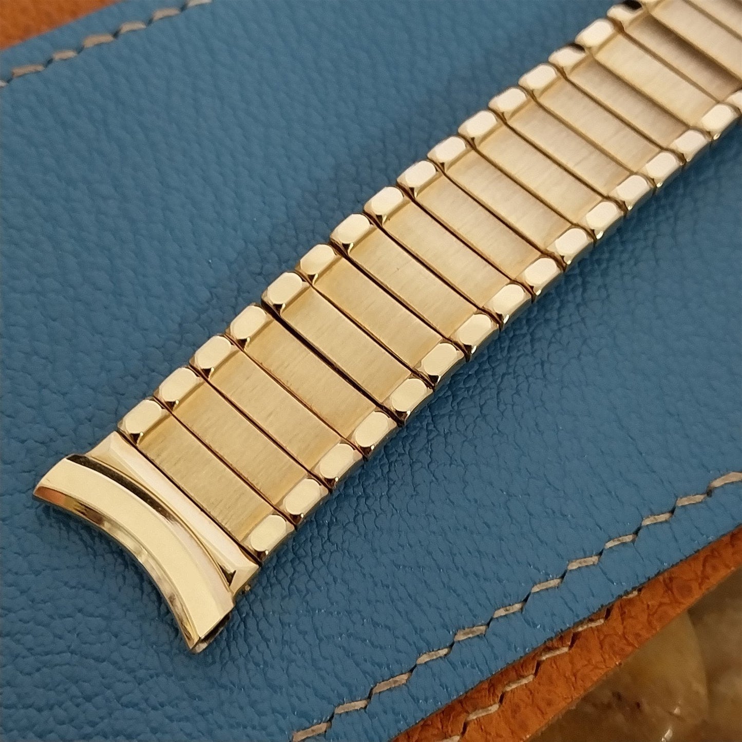 Wide 10K Gold-Filled Gemex 19mm 18mm 17mmUnused 1950s nos Vintage Watch Band