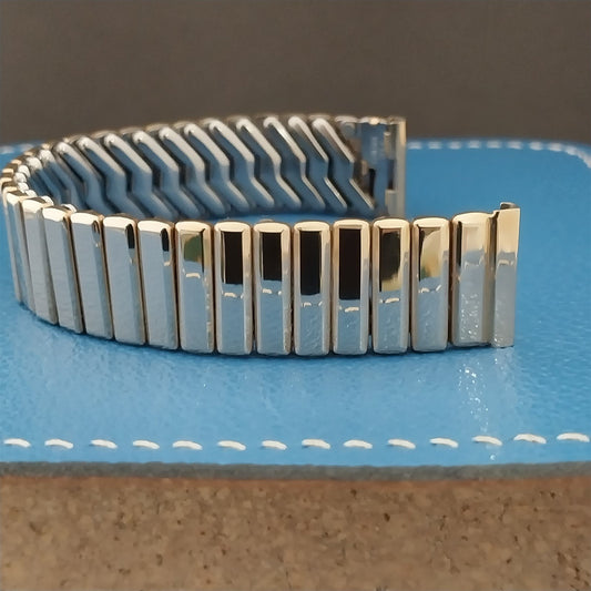 5/8" 10k Gold-Filled Pontiac Scissor Expansion 1950s Unused Vintage Watch Band