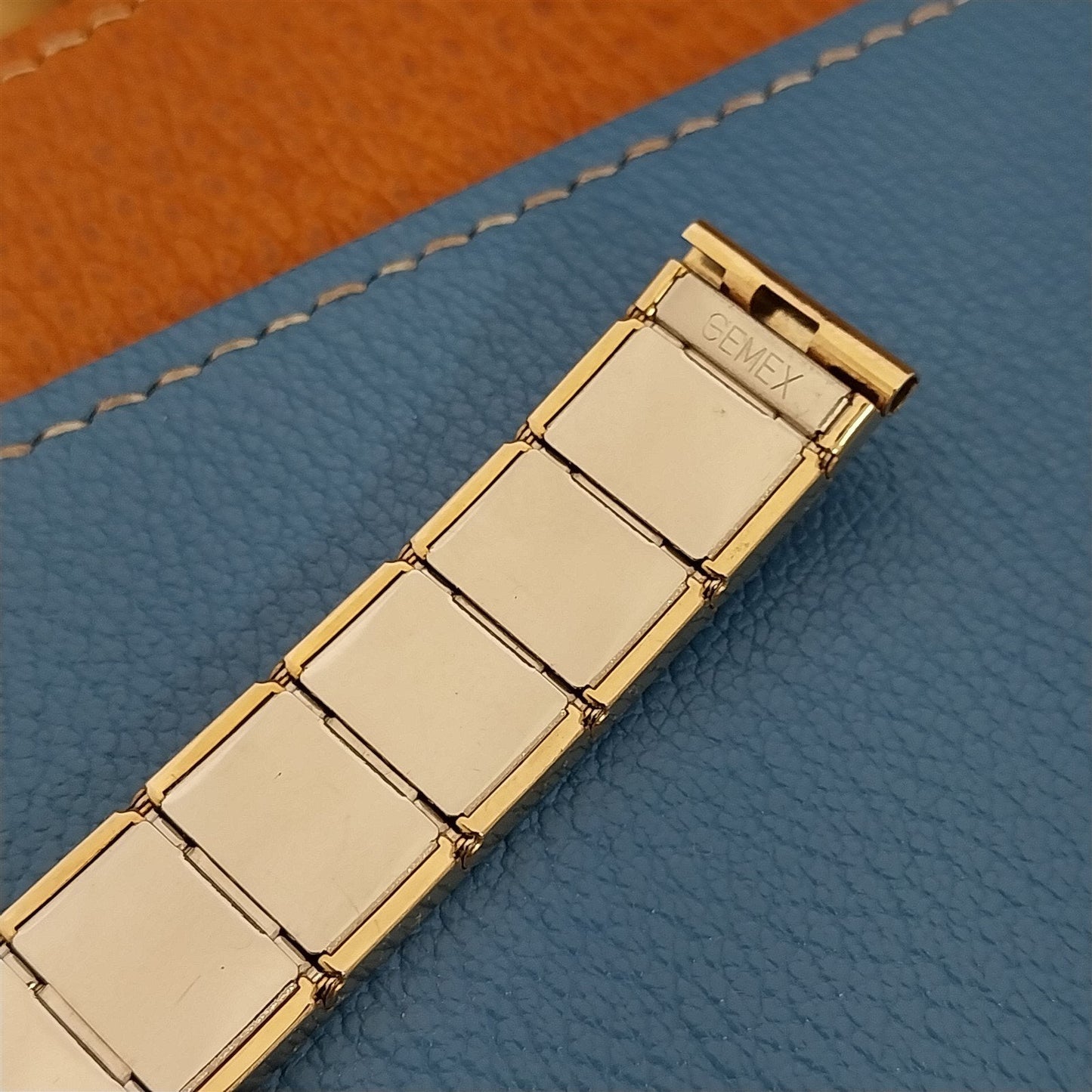 5/8" 12k Gold-Filled Gemex Expansion 1950s nos Unused Vintage Watch Band