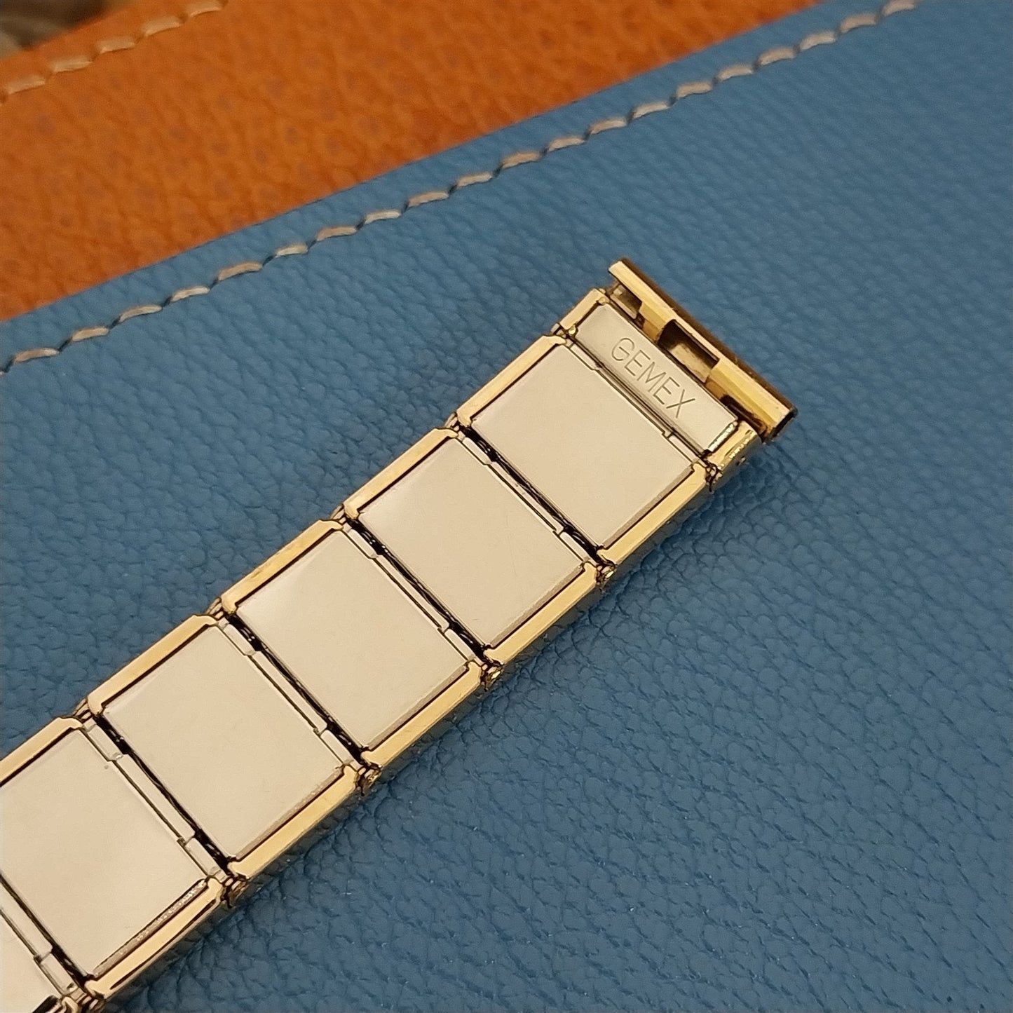 5/8" Short 12k Gold-Filled Gemex Expansion Unused 1950s nos Vintage Watch Band