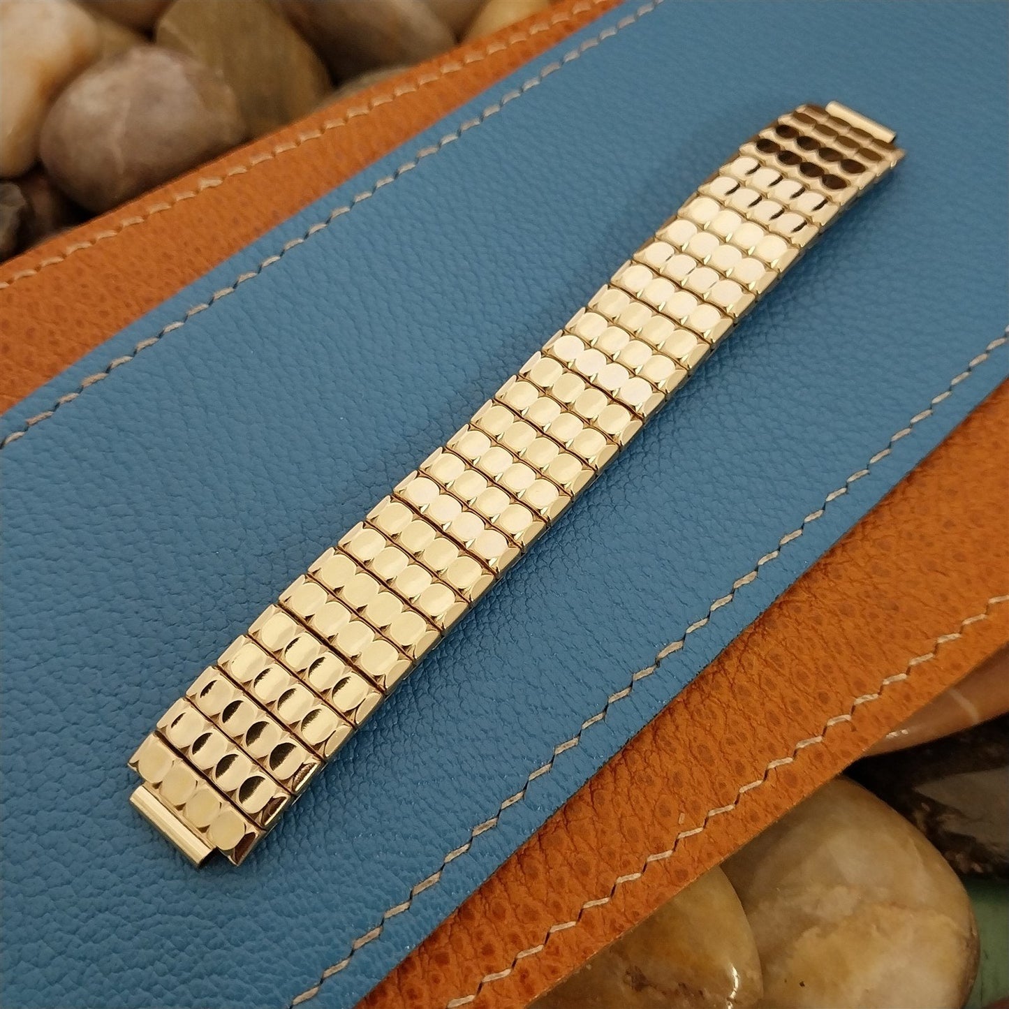 3/8" Gemex USA 12k Gold-Filled Expansion Unused 1950s nos Vintage Watch Band