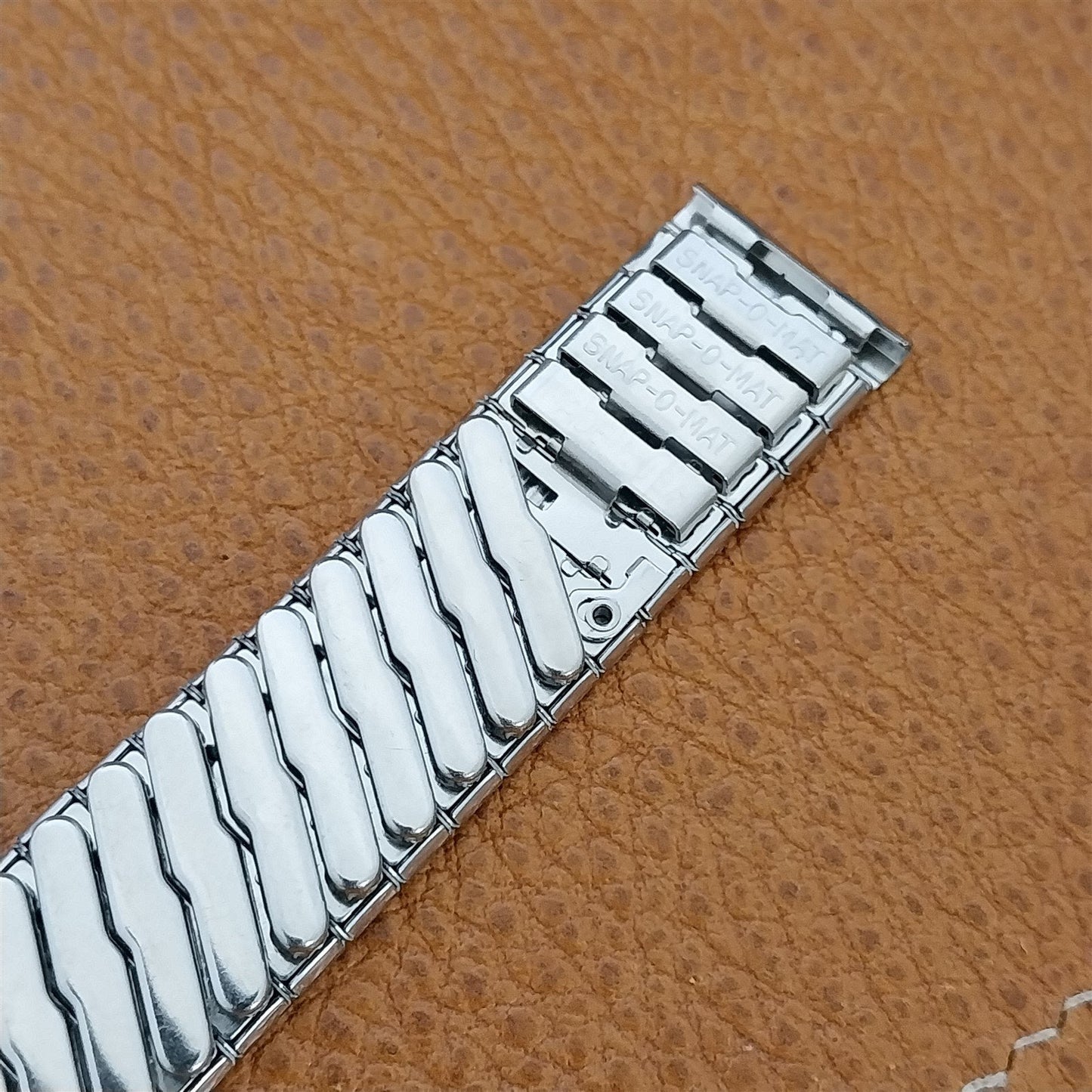 17.2mm Stainless Steel Expansion Hadley USA nos Unused 1960s Vintage Watch Band