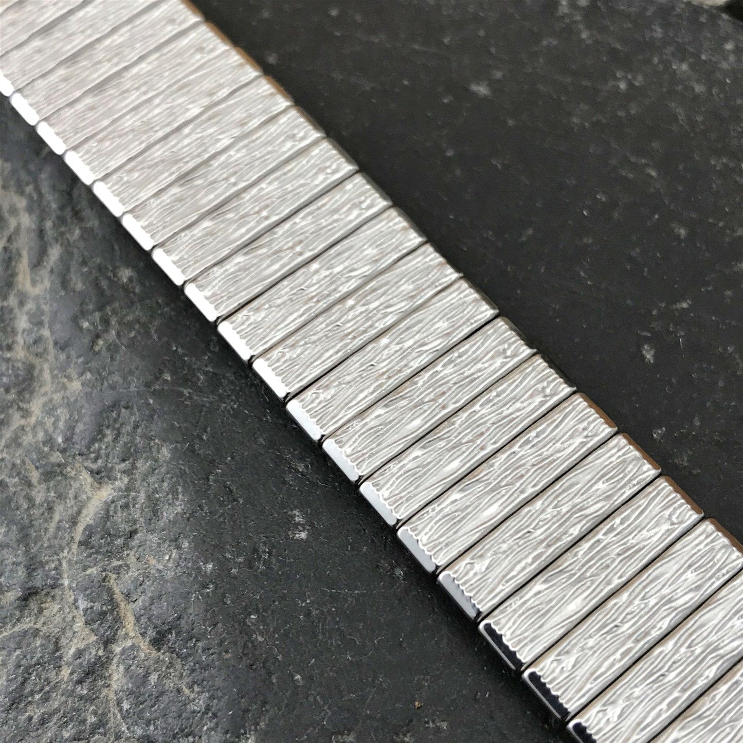 Hadley Elgin 19mm 18mm Stainless Steel Expansion Unused 1960s Vintage Watch Band