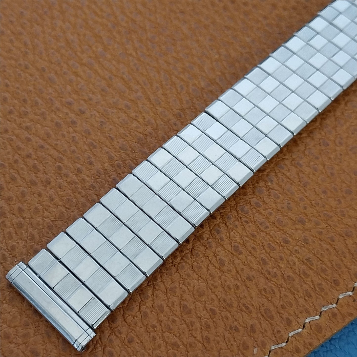 Hadley Elgin Stainless Steel Expansion Unused 18mm 19mm 1960s Vintage Watch Band